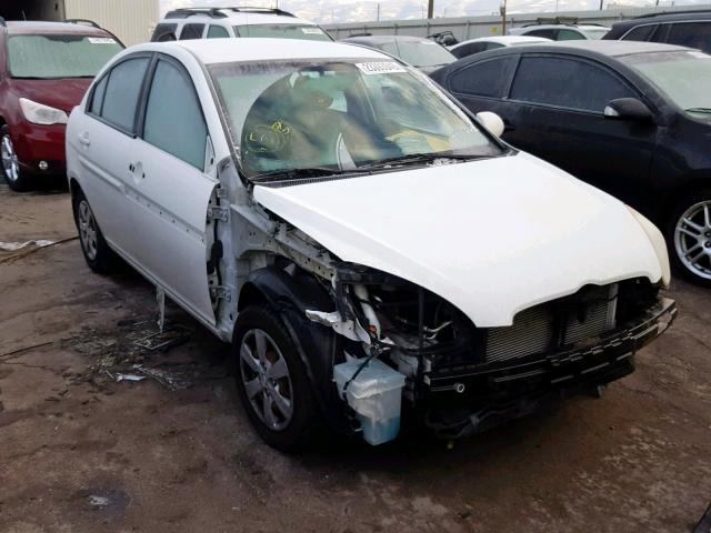 KMHCN46C78U190693 - 2008 HYUNDAI ACCENT GLS WHITE photo 1