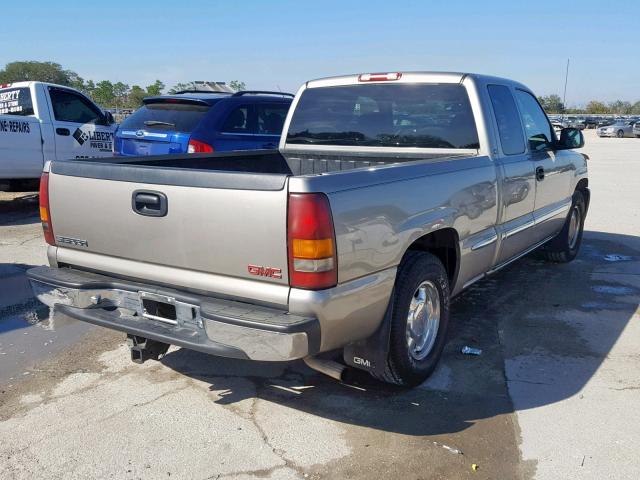 1GTEC19T5XZ529529 - 1999 GMC NEW SIERRA BEIGE photo 4