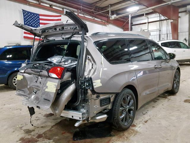 2C4RC1GG3JR261928 - 2018 CHRYSLER PACIFICA L BROWN photo 4