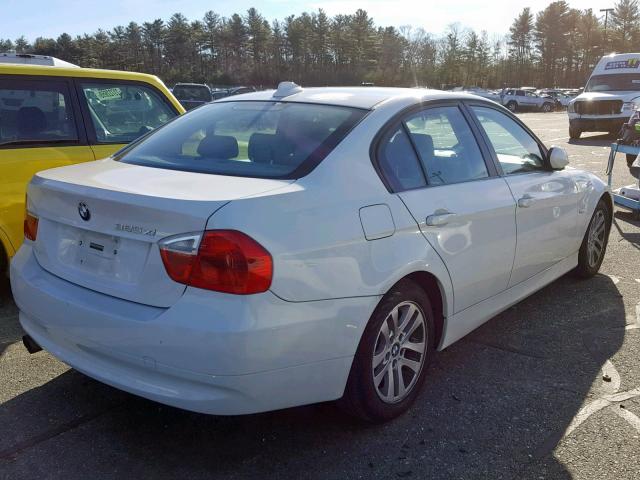 WBAVD13576KV14848 - 2006 BMW 325 XI WHITE photo 4