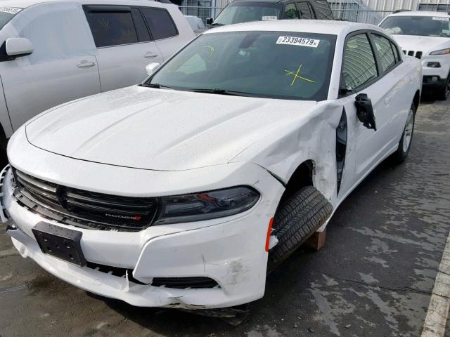 2C3CDXBG1JH273468 - 2018 DODGE CHARGER SX WHITE photo 2