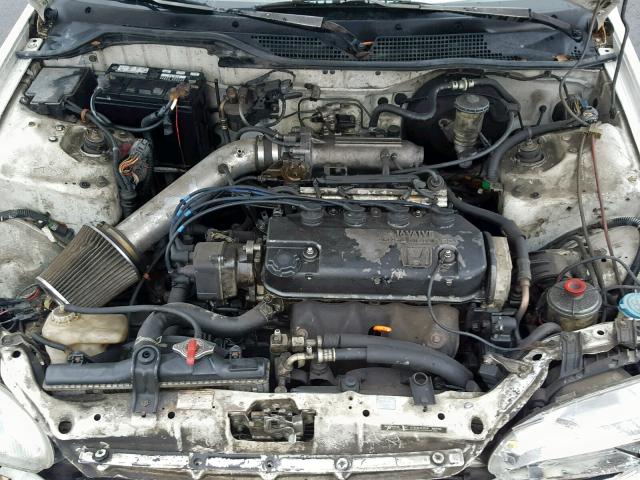 2HGEH2462PH521320 - 1993 HONDA CIVIC DX WHITE photo 7