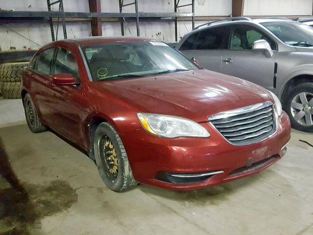 1C3BC4FB2BN550679 - 2011 CHRYSLER 200 LX RED photo 1