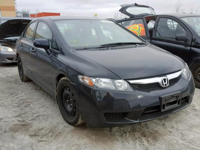 2HGFA1F00BH004442 - 2011 HONDA CIVIC EXL BLACK photo 1