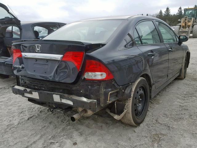 2HGFA1F00BH004442 - 2011 HONDA CIVIC EXL BLACK photo 4