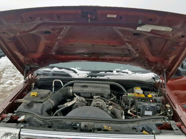 1J8HG48K17C510225 - 2007 JEEP COMMANDER Tünd qırmızı foto 7