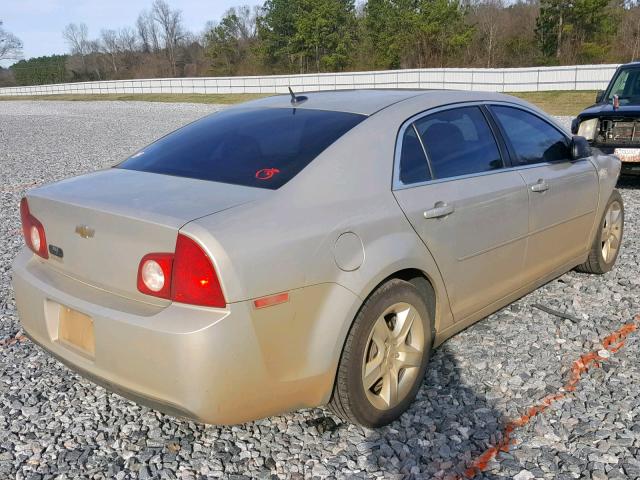 1G1ZB5E18BF295549 - 2011 CHEVROLET MALIBU LS TAN photo 4