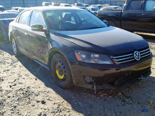 1VWBP7A38DC090103 - 2013 VOLKSWAGEN PASSAT SE BLACK photo 1