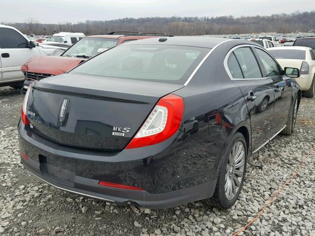 1LNHL9EK4EG602323 - 2014 LINCOLN MKS BLACK photo 4