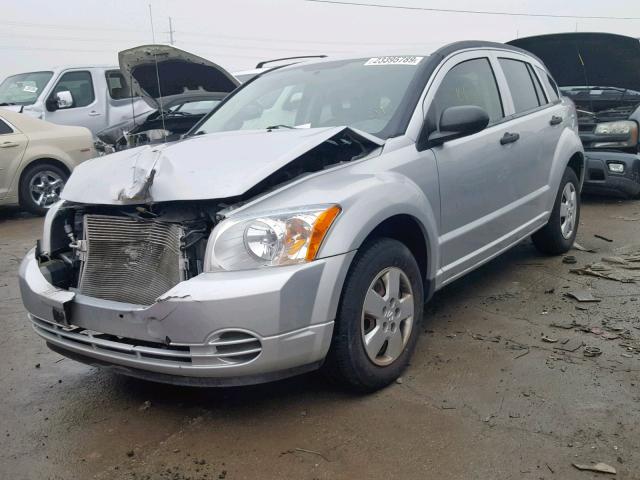 1B3HB28B67D105077 - 2007 DODGE CALIBER GRAY photo 2