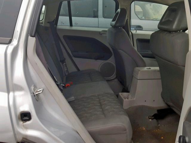 1B3HB28B67D105077 - 2007 DODGE CALIBER GRAY photo 6