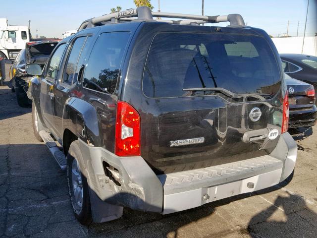 5N1AN08U59C505357 - 2009 NISSAN XTERRA OFF BLACK photo 3