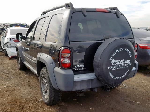 1J4GL38K05W722743 - 2005 JEEP LIBERTY RE BLACK photo 3