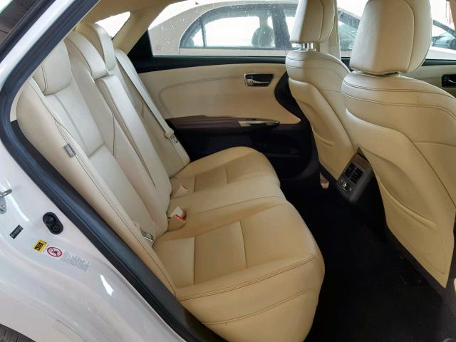 4T1BK1EB8EU101284 - 2014 TOYOTA AVALON BAS WHITE photo 6