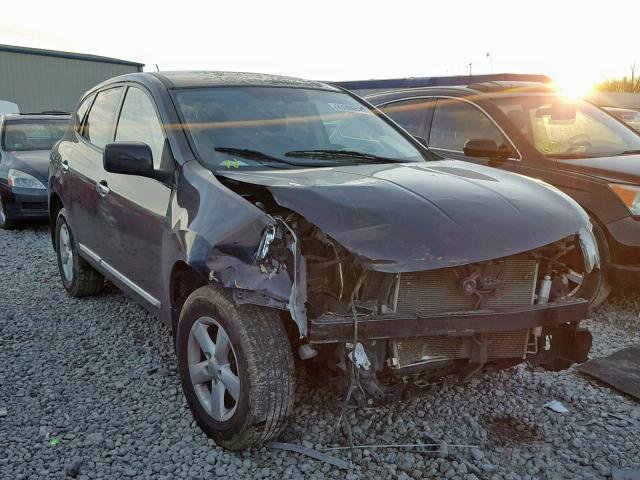 JN8AS5MV9DW619205 - 2013 NISSAN ROGUE S BLACK photo 1