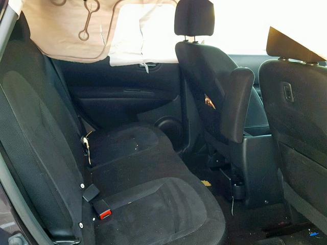 JN8AS5MV9DW619205 - 2013 NISSAN ROGUE S BLACK photo 6