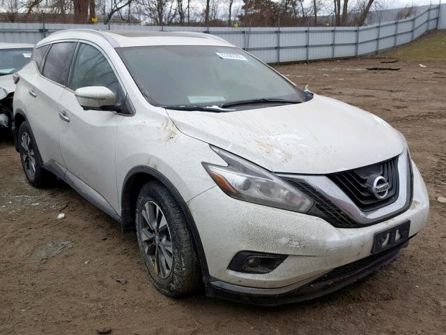 5N1AZ2MH8FN217745 - 2015 NISSAN MURANO S WHITE photo 1