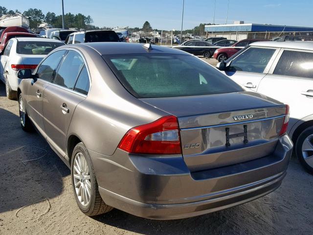 YV1AS982471020839 - 2007 VOLVO S80 3.2 GRAY photo 3