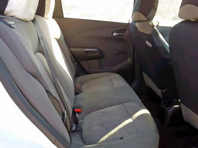 1G1JA6SH5C4142244 - 2012 CHEVROLET SONIC LS თეთრი ფოტო 6