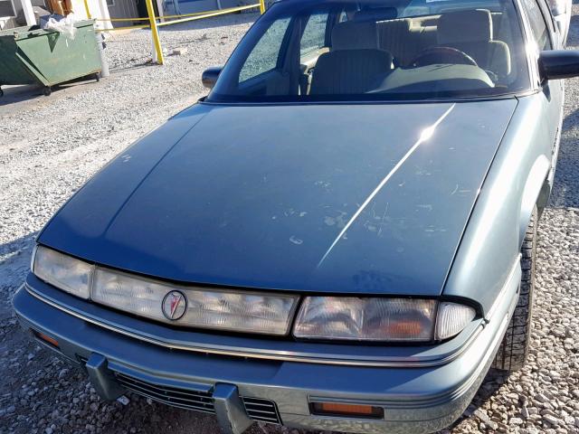 1G2WH54TXPF225073 - 1993 PONTIAC GRAND PRIX GREEN photo 9