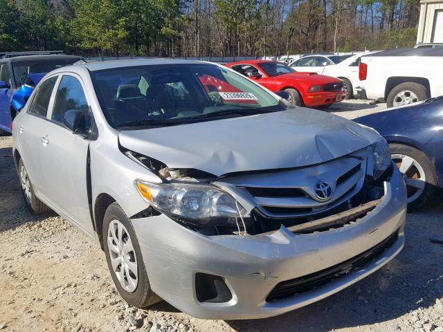 2T1BU4EEXDC111028 - 2013 TOYOTA COROLLA BA SILVER photo 1