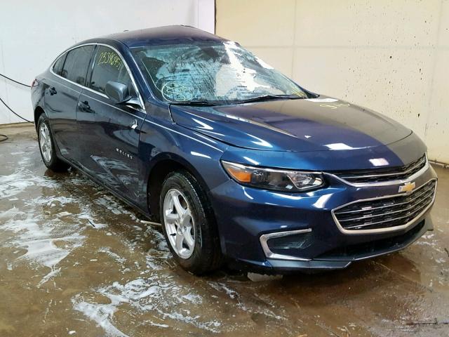 1G1ZB5ST2HF128103 - 2017 CHEVROLET MALIBU LS BLUE photo 1