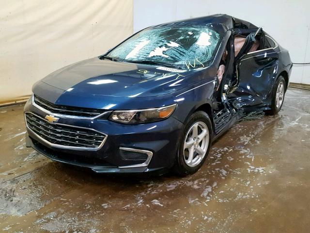 1G1ZB5ST2HF128103 - 2017 CHEVROLET MALIBU LS BLUE photo 2