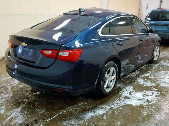 1G1ZB5ST2HF128103 - 2017 CHEVROLET MALIBU LS BLUE photo 4