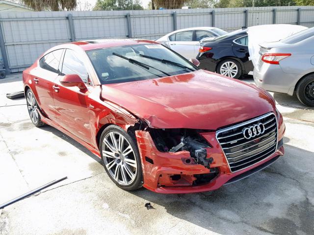 WAUSGAFC1CN001092 - 2012 AUDI A7 PRESTIG RED photo 1