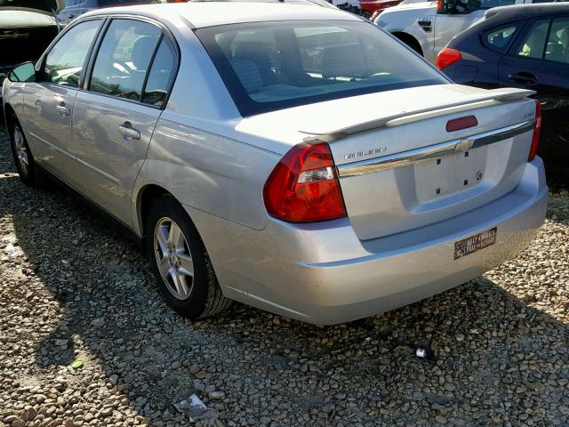 1G1ZT54885F153931 - 2005 CHEVROLET MALIBU LS ვერცხლისფერი ფოტო 3
