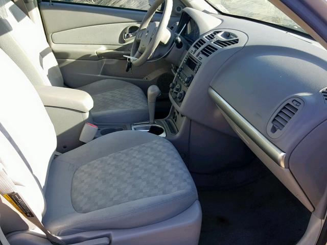 1G1ZT54885F153931 - 2005 CHEVROLET MALIBU LS ვერცხლისფერი ფოტო 5