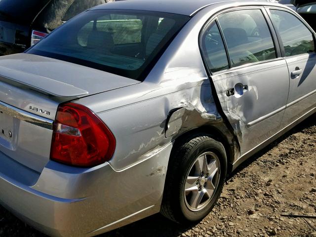 1G1ZT54885F153931 - 2005 CHEVROLET MALIBU LS ვერცხლისფერი ფოტო 9