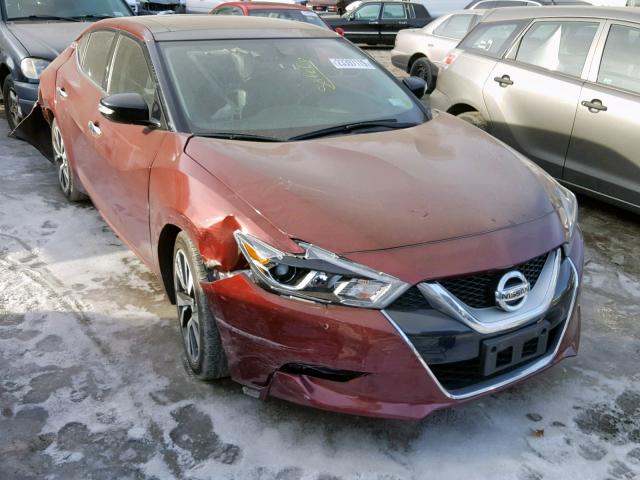 1N4AA6APXGC904761 - 2016 NISSAN MAXIMA 3.5 MAROON photo 1