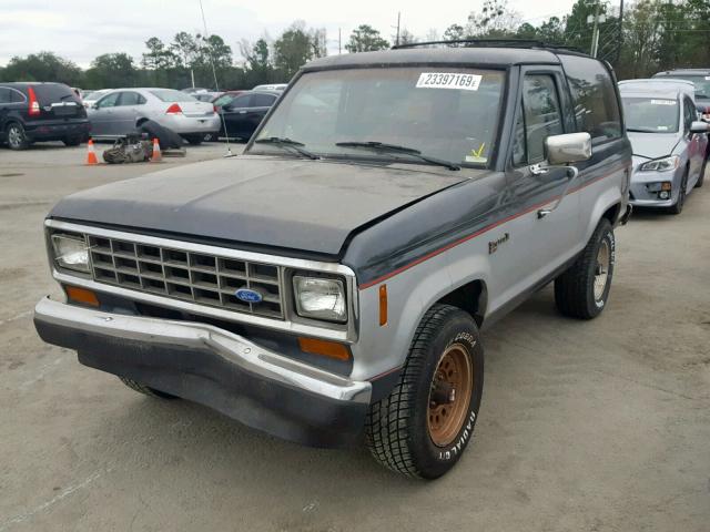 1FMCU14T4JUB56253 - 1988 FORD BRONCO II BLUE photo 2