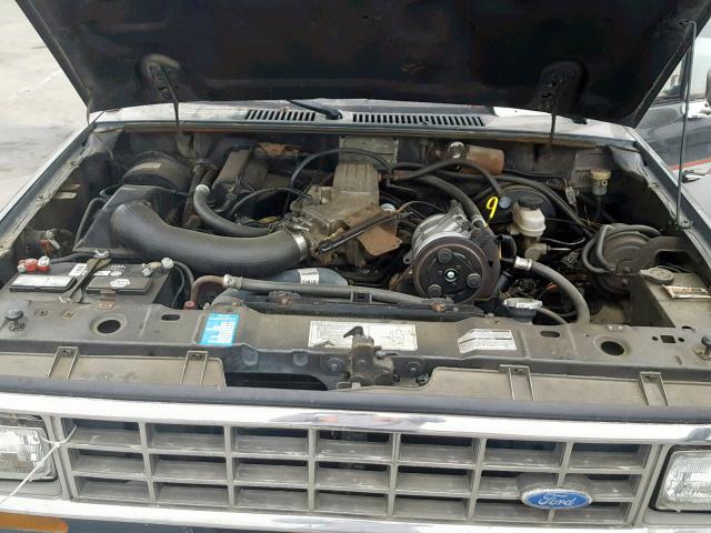 1FMCU14T4JUB56253 - 1988 FORD BRONCO II BLUE photo 7