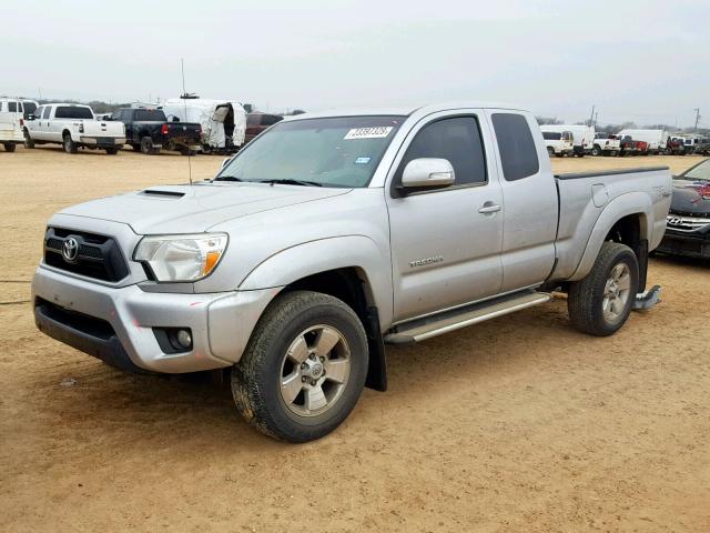 5TFTU4GN9DX038026 - 2013 TOYOTA TACOMA PRE SILVER photo 2