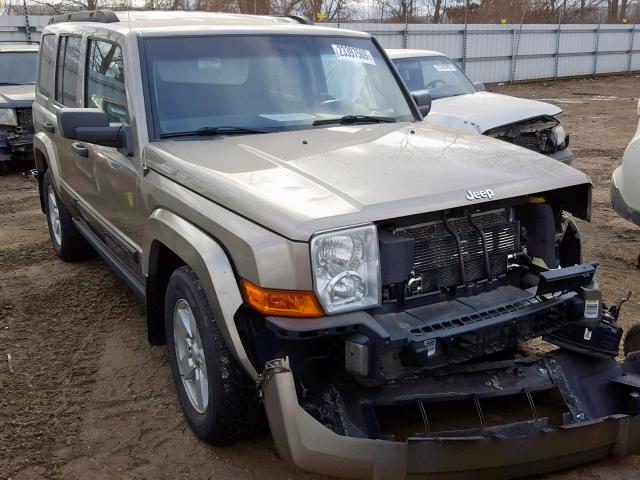 1J8HG48N96C247121 - 2006 JEEP COMMANDER TAN photo 1