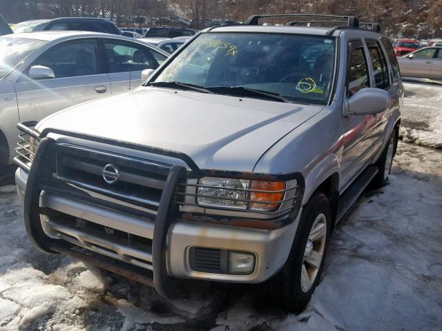 JN8DR09YX2W722029 - 2002 NISSAN PATHFINDER SILVER photo 2