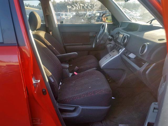 JTLKE50E791096966 - 2009 TOYOTA SCION XB Қызыл фото 5
