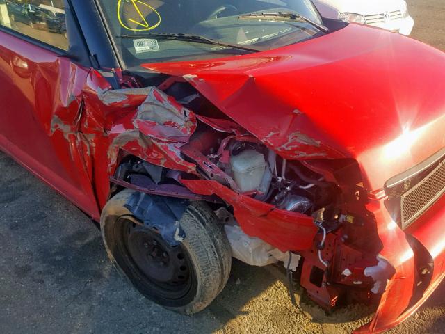 JTLKE50E791096966 - 2009 TOYOTA SCION XB Қызыл фото 9