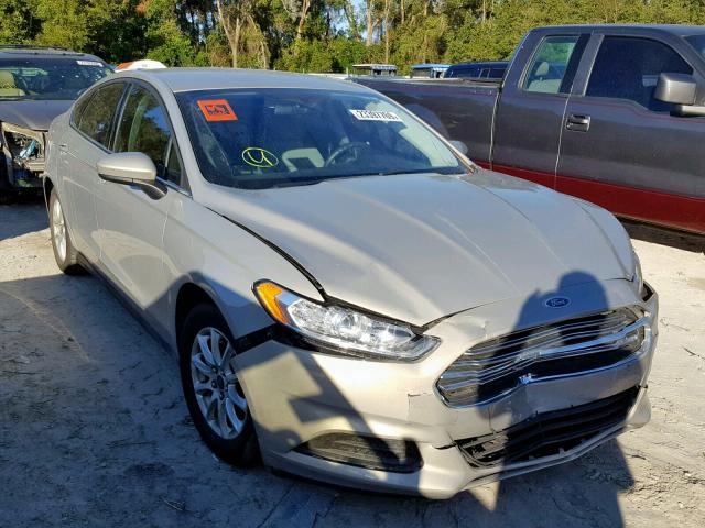 3FA6P0G79GR110473 - 2016 FORD FUSION S SILVER photo 1