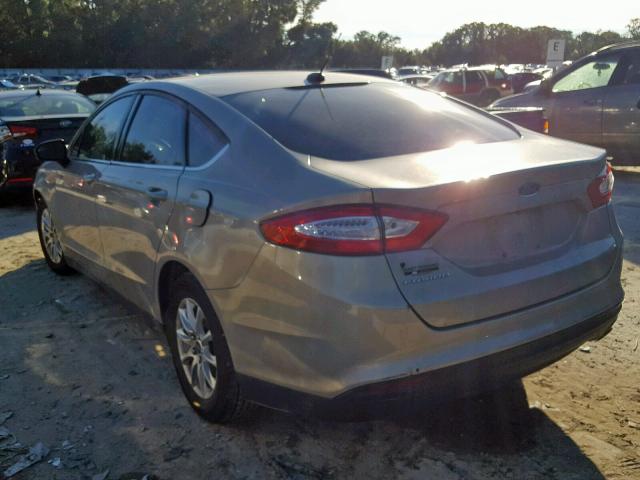 3FA6P0G79GR110473 - 2016 FORD FUSION S SILVER photo 3