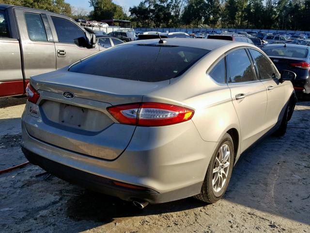 3FA6P0G79GR110473 - 2016 FORD FUSION S SILVER photo 4