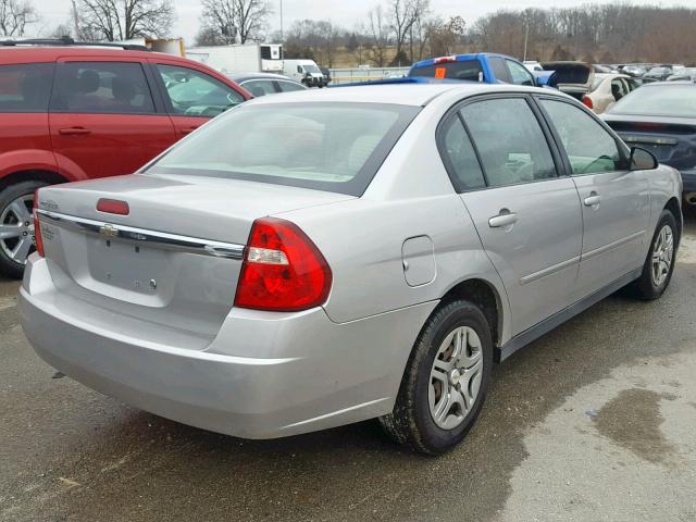 1G1ZS58F88F107807 - 2008 CHEVROLET MALIBU LS 银色 照片 4