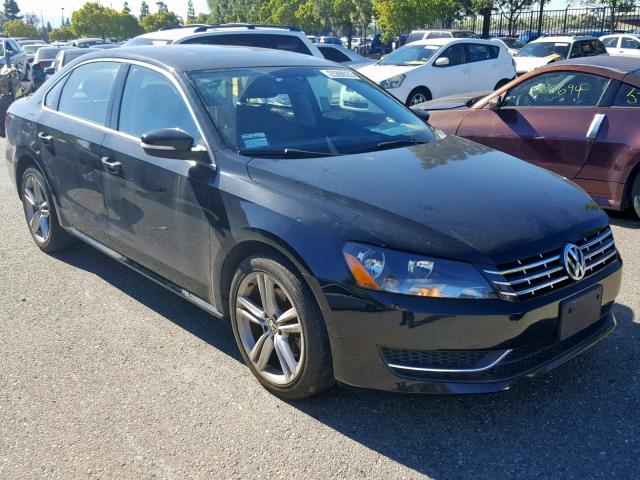 1VWBV7A33FC041674 - 2015 VOLKSWAGEN PASSAT SE BLACK photo 1