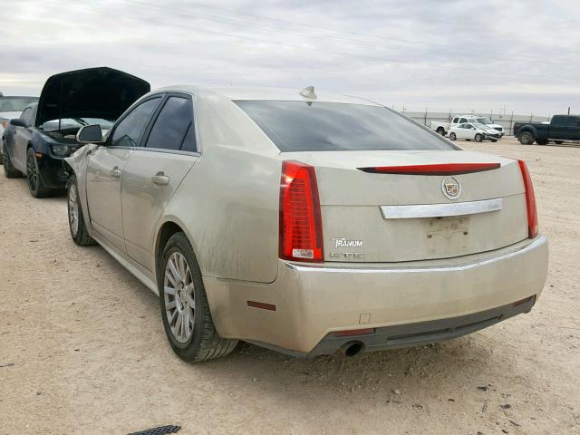 1G6DE5EY7B0115702 - 2011 CADILLAC CTS LUXURY BEIGE photo 3