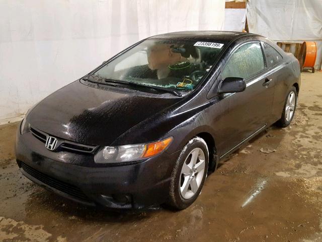 2HGFG11928H567070 - 2008 HONDA CIVIC EXL შავი ფოტო 2