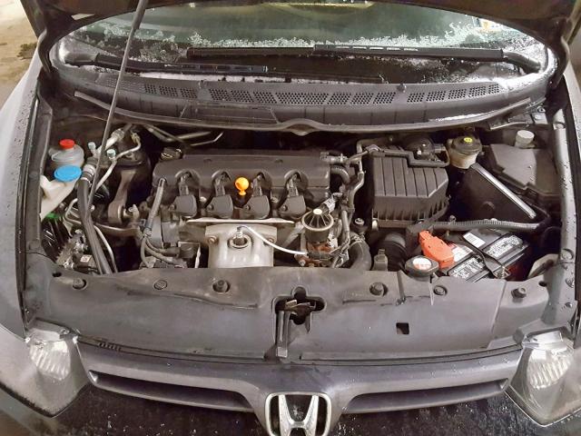 2HGFG11928H567070 - 2008 HONDA CIVIC EXL შავი ფოტო 7