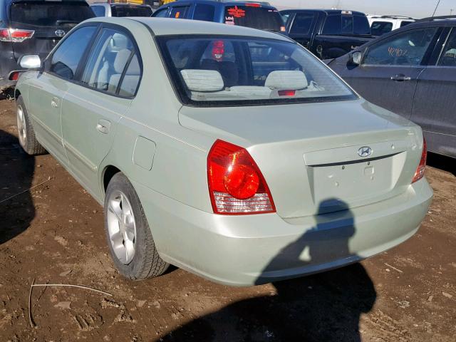 KMHDN46D64U768953 - 2004 HYUNDAI ELANTRA GREEN photo 3