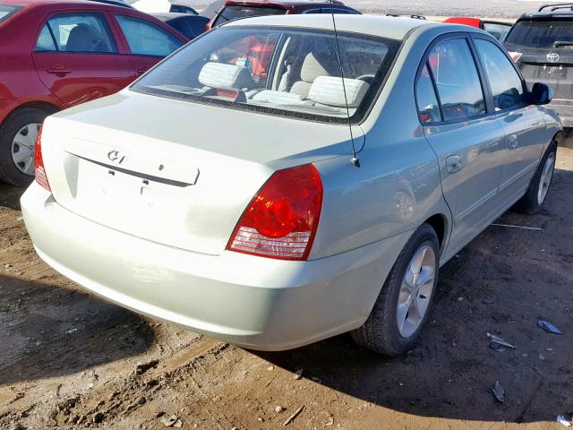 KMHDN46D64U768953 - 2004 HYUNDAI ELANTRA GREEN photo 4